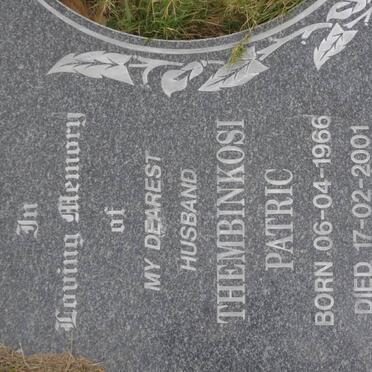 ? Thembinkosi Patric 1966-2001