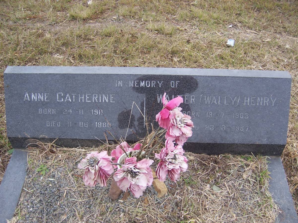 ? Walter Henry 1903-1987 &amp; Anne Catherine 1911-1980