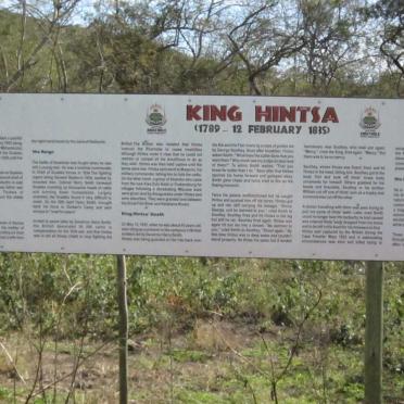 1. Overview - information board on King Hintsa 1789-1835