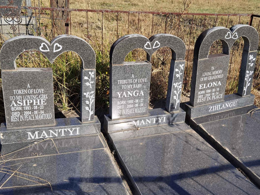MANTYI Asiphe 1993-2004 :: MANTYI Yanga 1995-2004 :: ZIHLANGU Elona 1998-2004
