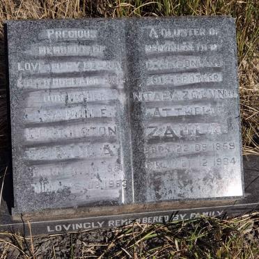 ZAULA Sandile Dorrington 1931-1983 :: ZAULA Ntaba Zolun Attwell 1959-1984