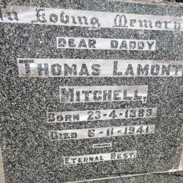MITCHELL Thomas Lamont 1883-1941
