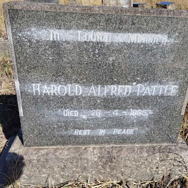 PATTLE Harold Alfred -1965