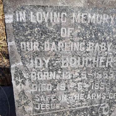 BOUCHER Joy 1959-1959