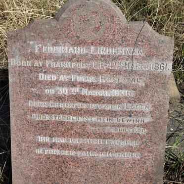 LINDEMANN Ferdinand 1861-1936