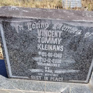 KLEINHANS Vincent Tommy 1960-2000