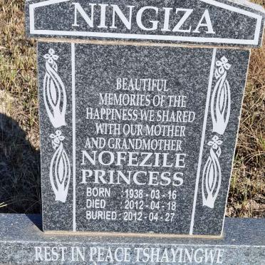 NINGIZA Nofezile Princess 1938-2012