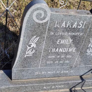 MAKASI Emily Thandiwe 1920-1985
