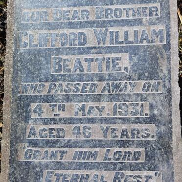 BEATTIE Clifford William -1931