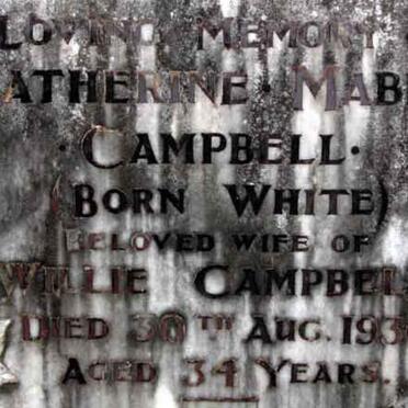 CAMPBELL Katherine Mabel nee WHITE -1930