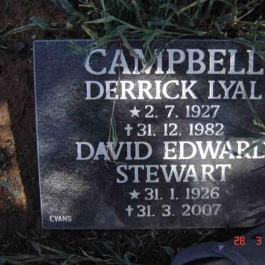 CAMPBELL Derrick Lyal 1927-1982 :: STEWART David Edward 1926-2007