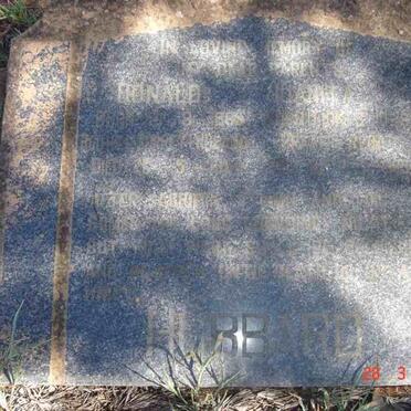 HUBBARD Donald 1885- &amp;   Juanita 1891-