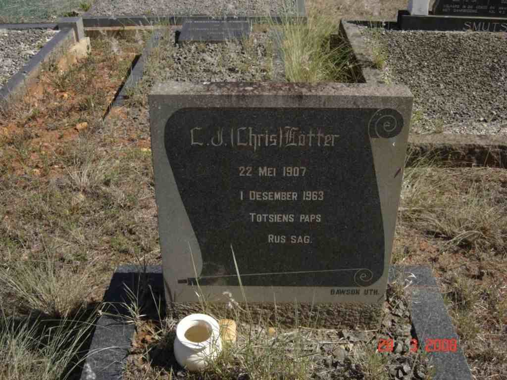 LOTTER C. J. 1907-1963
