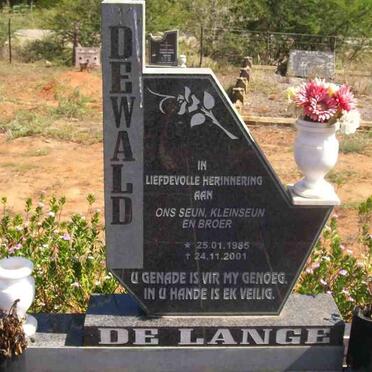 LANGE Dewald, de 1985-2001