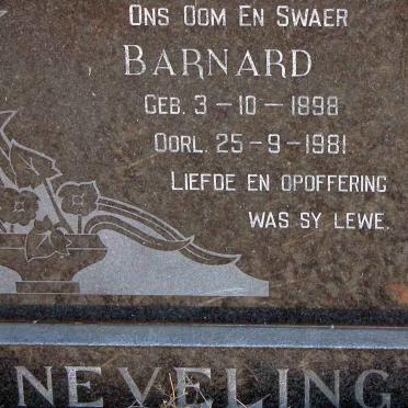 NEVELING Barnard 1898-1981