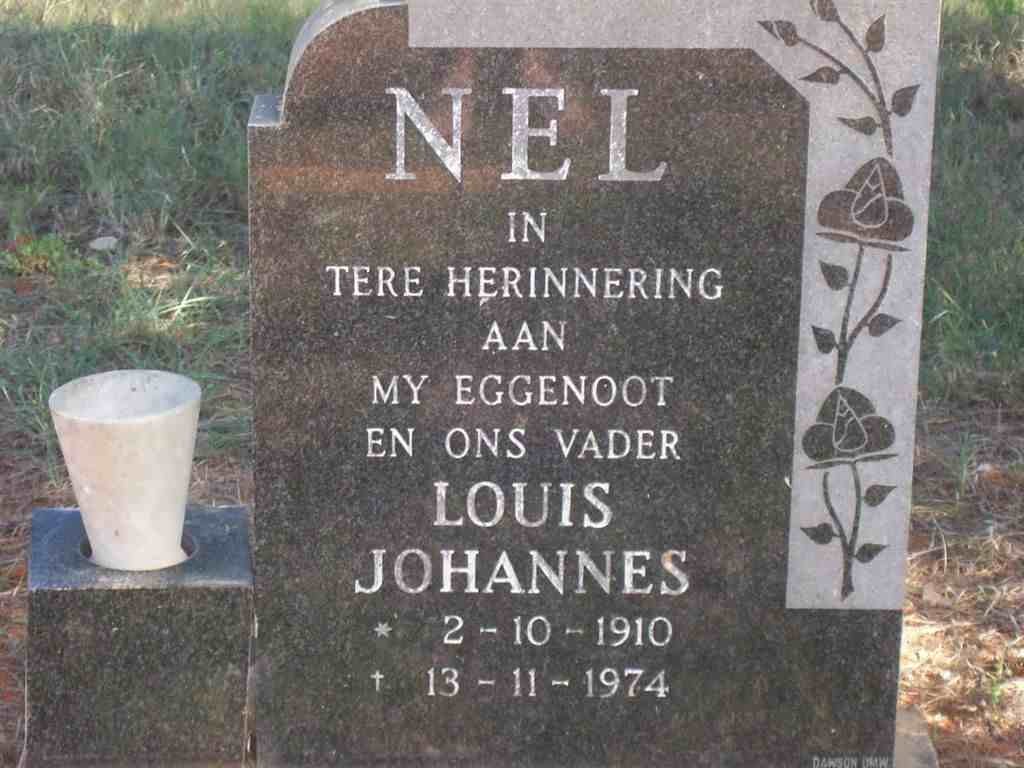 NEL Louis Johannes 1910-1974