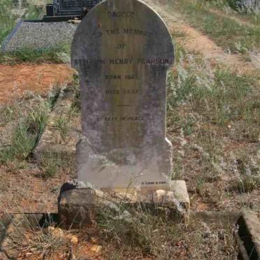 PEARSON Stephen Henry 1867-1932