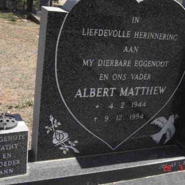 RUDMAN Albert Matthew 1944-1994