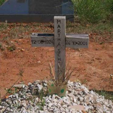 SCHOEMAN Martha 1924-2001