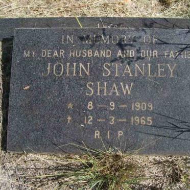 SHAW John Stanley 1909-1965