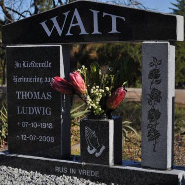 WAIT Thomas Ludwig 1918-2008