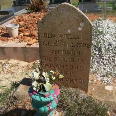 WELCH Ben 1923-1936
