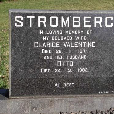 STROMBERG Otto -1982 &amp; Clarice Valentin -1971 