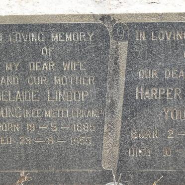 YOUNG Harper Scott 1878-1962 &amp; Adelaide Lindop METELERKAMP 1885-1955 