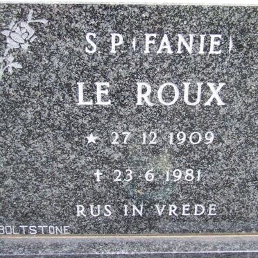 ROUX S.P., le 1909-1981