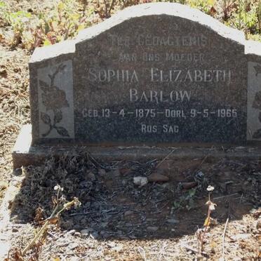 BARLOW Sophia Elizabeth 1875-1965