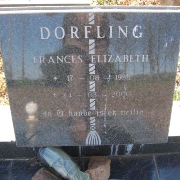 DORFLING Frances Elizabeth 1935-2000