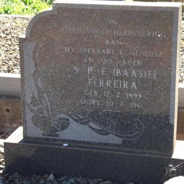 FERREIRA S.P.E. 1899-1961
