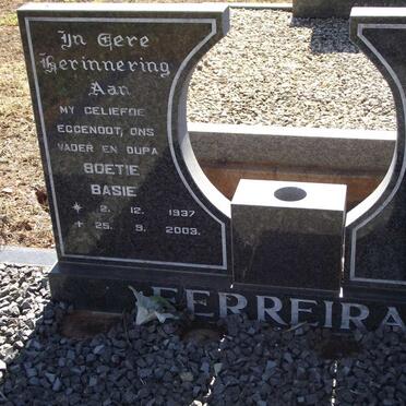 FERREIRA Boetie Basie 1937-2003