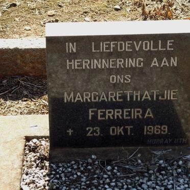 FERREIRA Margarethatjie -1969