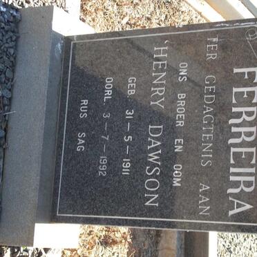 FERREIRA Henry Dawson 1911-1992