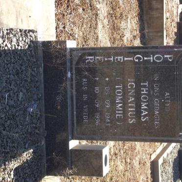 POTGIETER Thomas Ignatius 1943-1996