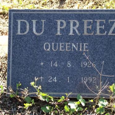 PREEZ Queenie, du 1926-1992