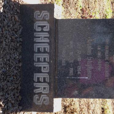 SCHEEPERS Jacobus Stephanus 1904-1965