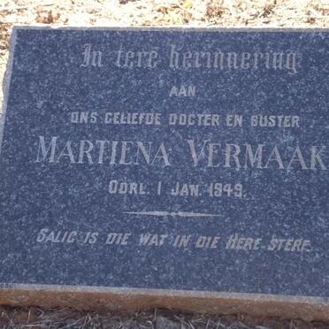 VERMAAK Martiena -1949