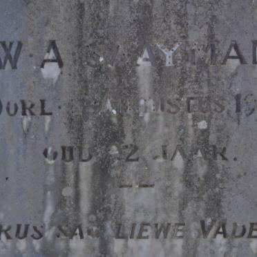 SAAYMAN W.A. -1937