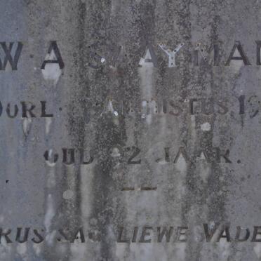 SAAYMAN W.A. -1937