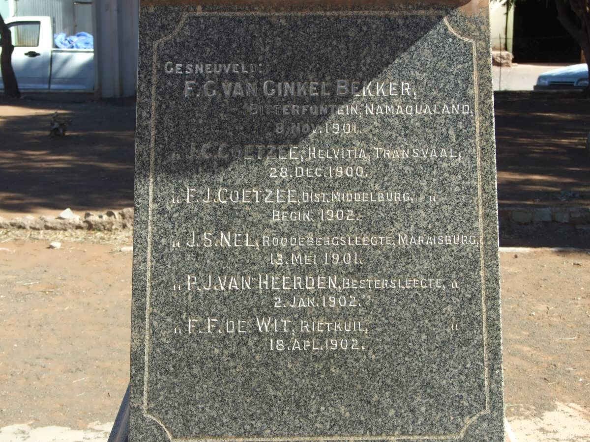 4. War Memorial Plaque