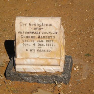 ALBERTS George 1927-1937