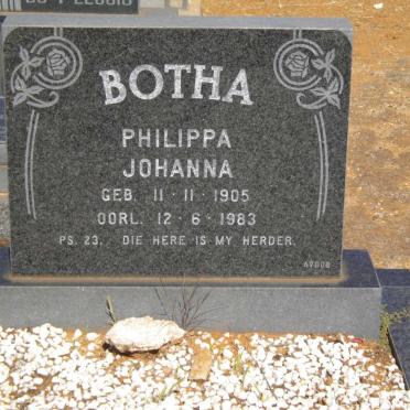 BOTHA Philippa Johanna 1905-1983