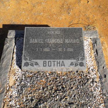 BOTHA Daniel Francois Marais 1880-1936