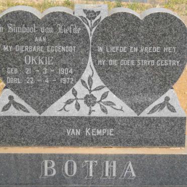 BOTHA Okkie 1904-1972