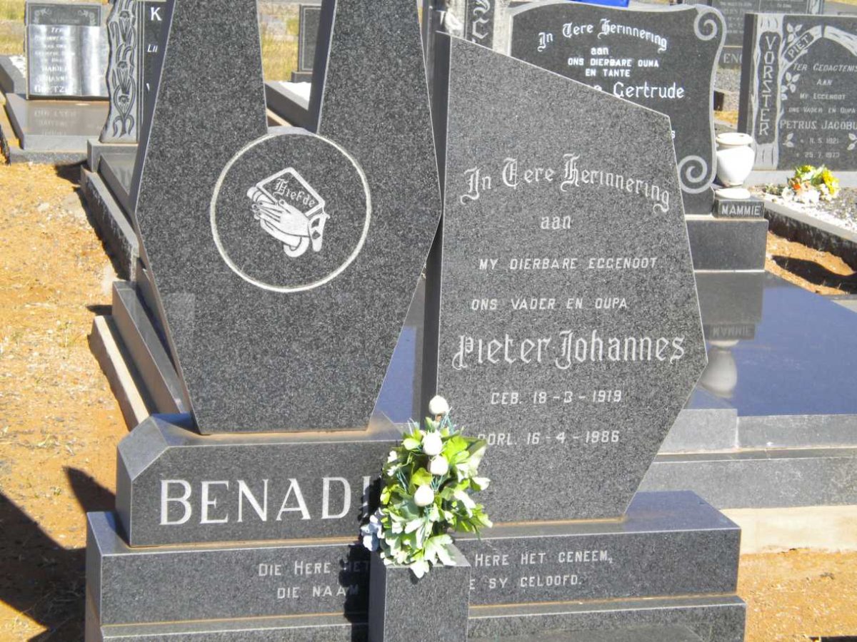 BENADIE Pieter Johannes 1919-1986