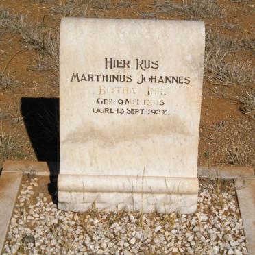 BOTHA Marthinus Johannes 1893-1928