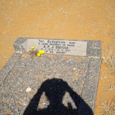 COETZEE A.P.J. 1876-1937