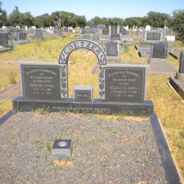 COETZER Francois Daniel 1898-1974 &amp; Helena Claudina ERASMUS 1900-1976